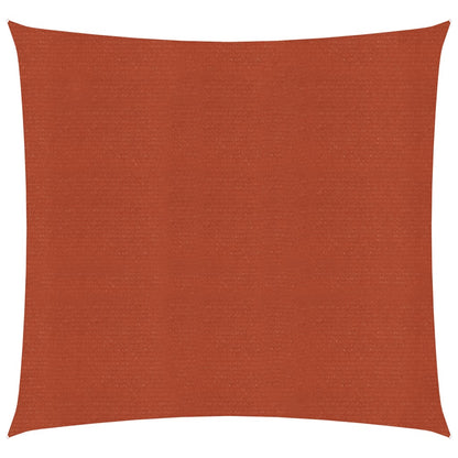 Vela Parasole 160 g/m² Quadrata Terracotta 4,5x4,5 m in HDPE