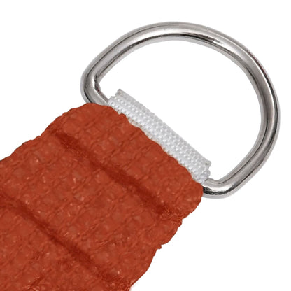 Vela Parasole 160 g/m² Quadrata Terracotta 4,5x4,5 m in HDPE