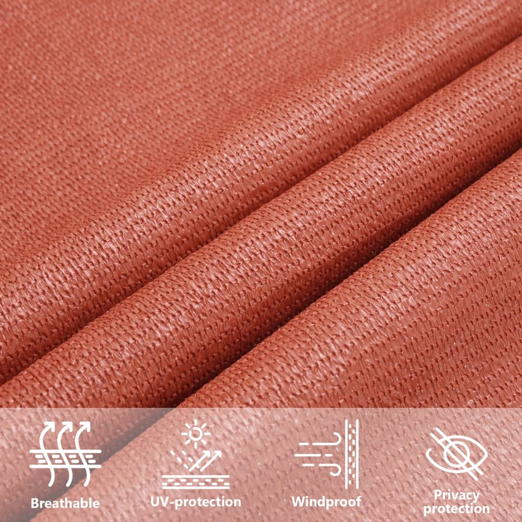 Vela Parasole 160 g/m² Terracotta 2x4,5 m in HDPE