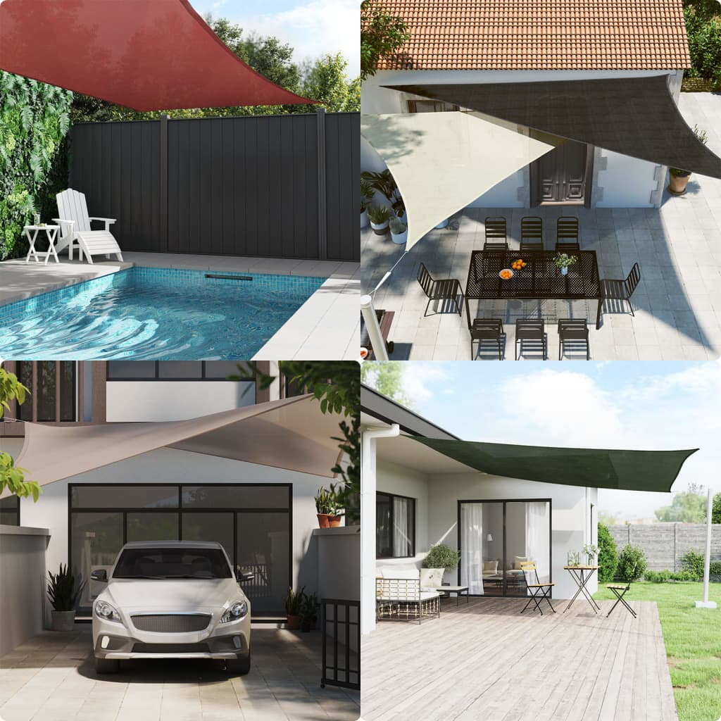 Vela Parasole 160 g/m² Terracotta 2x5 m in HDPE | homemem39