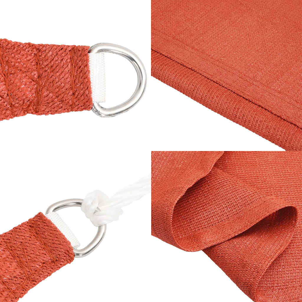 Vela Parasole 160 g/m² Terracotta 2,5x3 m in HDPE | homemem39