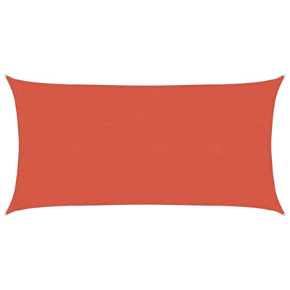 Vela Parasole 160 g/m² Terracotta 2,5x4,5 m in HDPE | homemem39