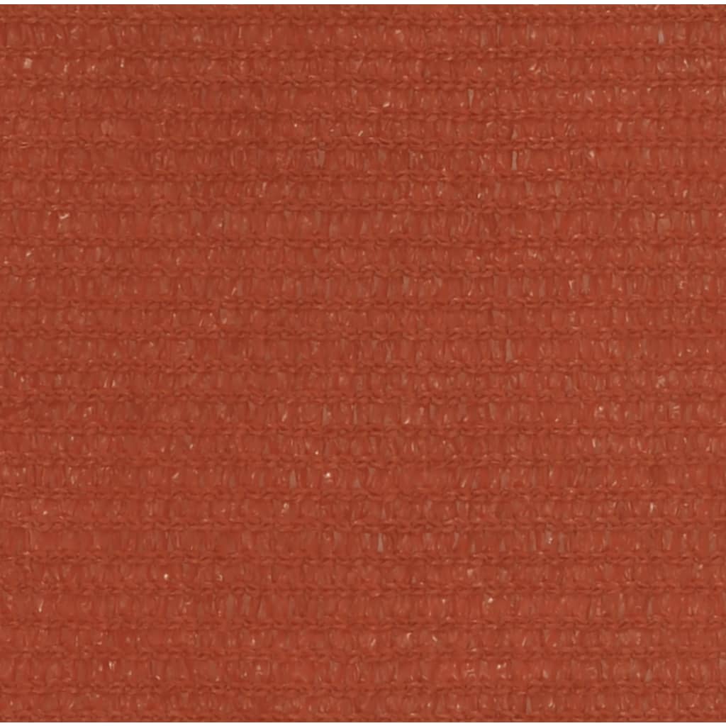 Vela Parasole 160 g/m² Terracotta 2,5x4,5 m in HDPE