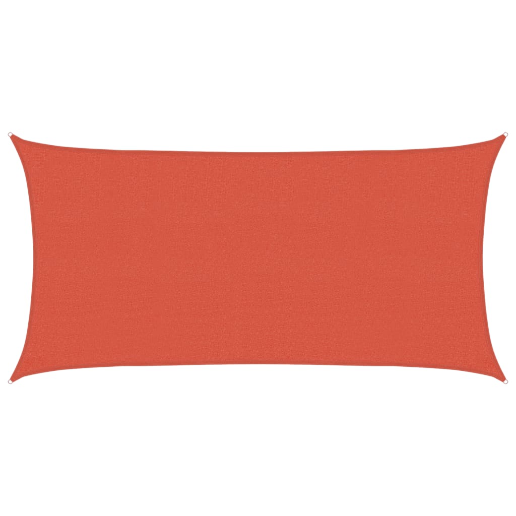 Vela Parasole 160 g/m² Terracotta 2,5x5 m in HDPE | homemem39