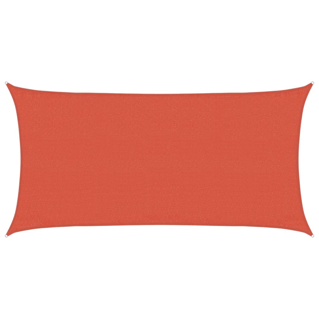 Vela Parasole 160 g/m² Terracotta 3x6 m in HDPE | homemem39