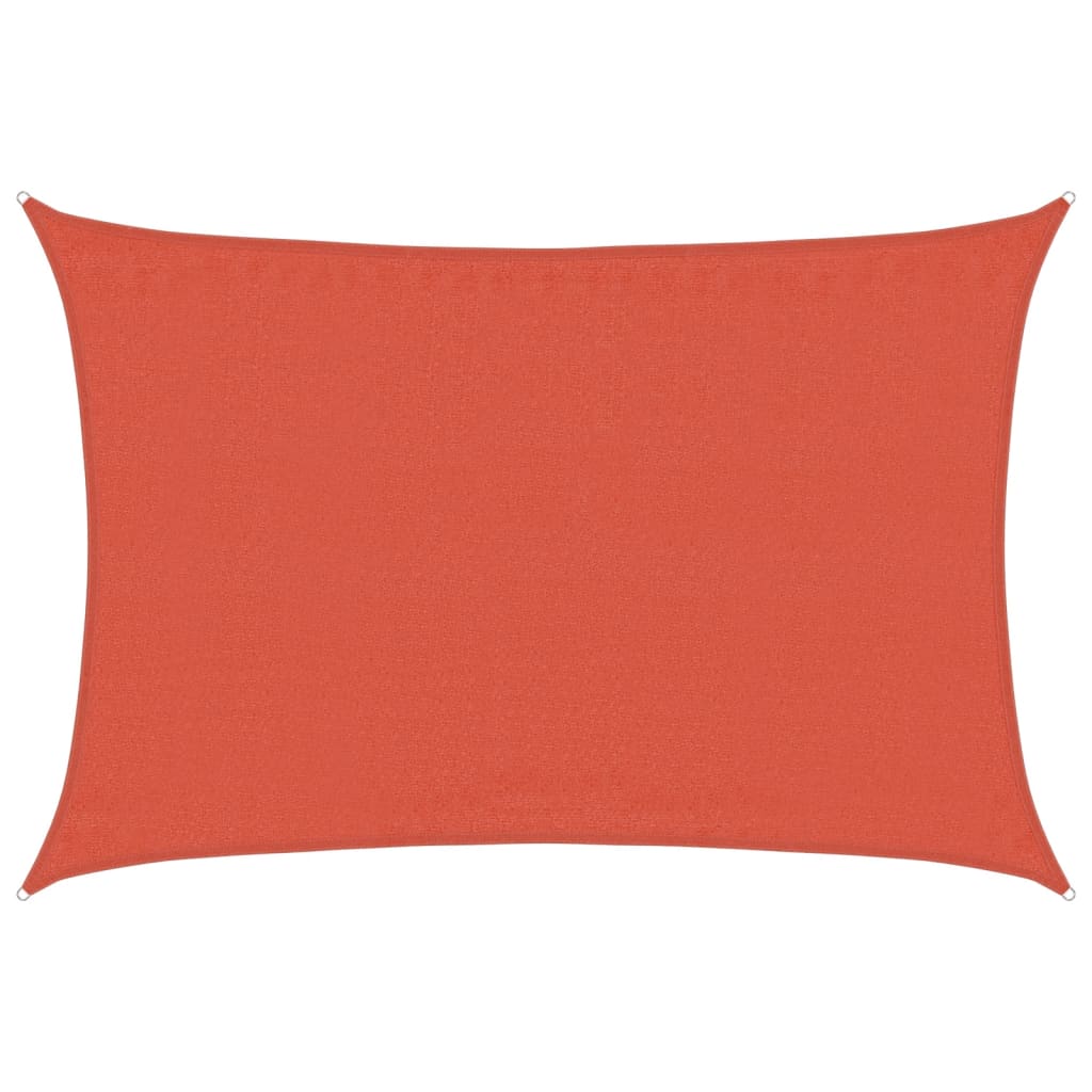 Vela Parasole 160 g/m² Rettangolare Terracotta 3,5x5 m HDPE | homemem39
