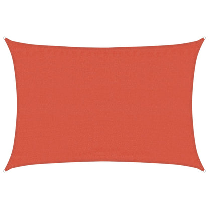 Vela Parasole 160 g/m² Rettangolare Terracotta 3,5x5 m HDPE | homemem39