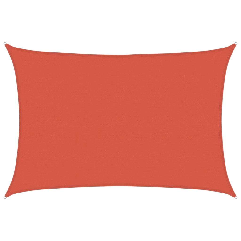 Vela Parasole 160 g/m² Terracotta 5x6 m in HDPE | homemem39