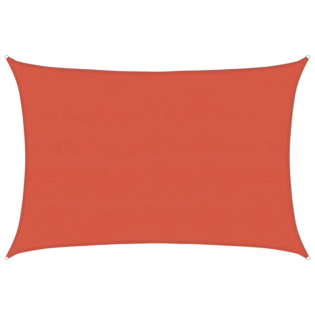 Vela Parasole 160 g/m² Terracotta 5x7 m in HDPE | homemem39