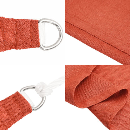 Vela Parasole 160 g/m² Terracotta 5x7 m in HDPE | homemem39