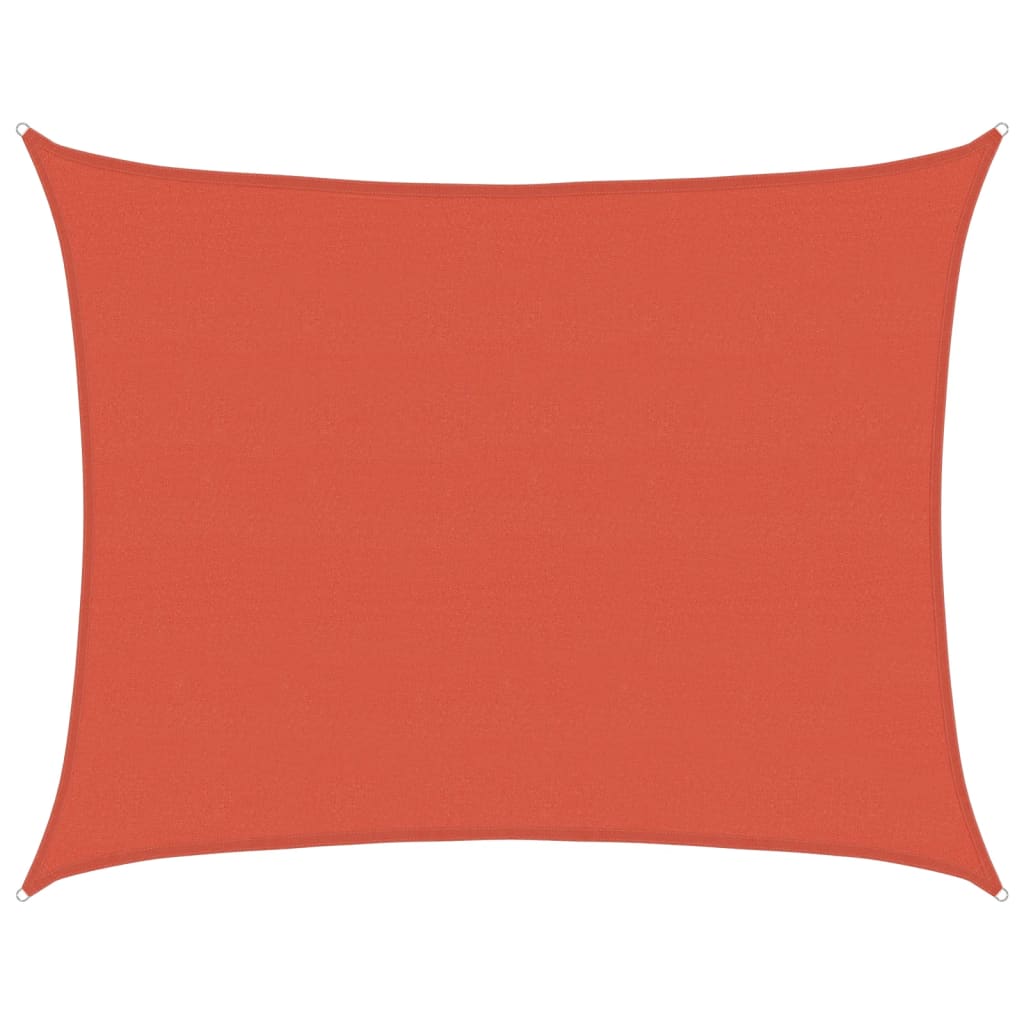 Vela Parasole 160 g/m² Terracotta 6x8 m in HDPE | homemem39