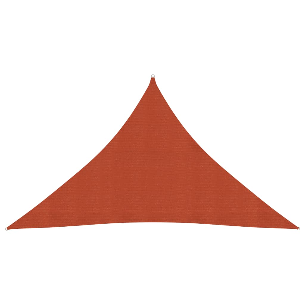 Vela Parasole 160 g/m² Terracotta 3,5x3,5x4,9 m in HDPE