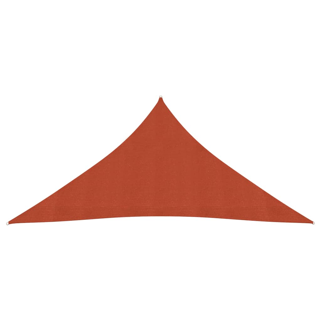 Vela Parasole 160 g/m² Terracotta 4x4x4 m in HDPE