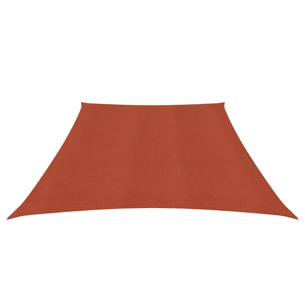 Parasol sail 160 g/m² Terracotta 3/4x2 m in HDPE