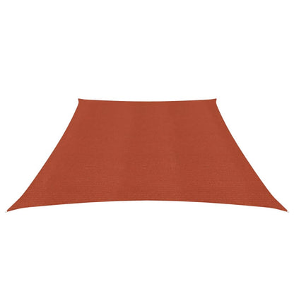 Parasol sail 160 g/m² Terracotta 3/4x2 m in HDPE