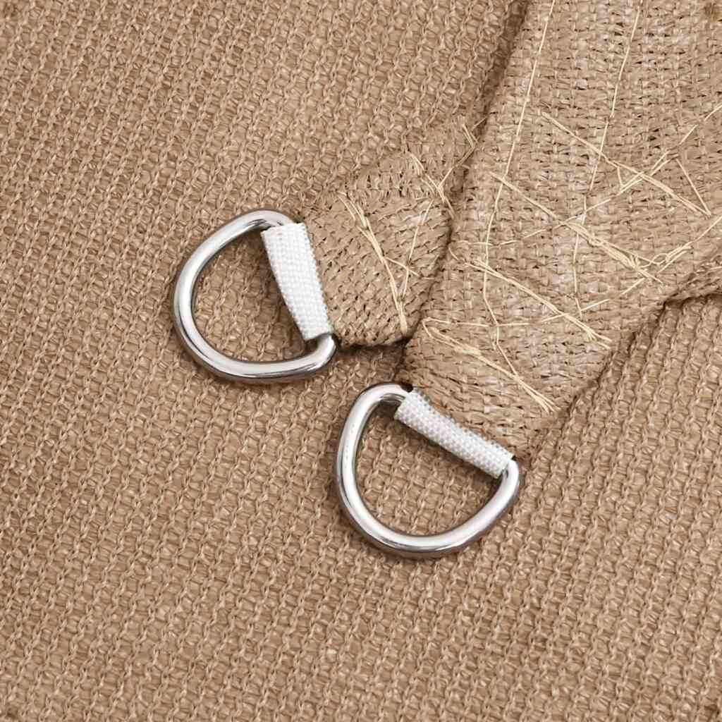 Vela Parasole 160 g/m² Grigio Talpa 2,5x3,5 m in HDPE