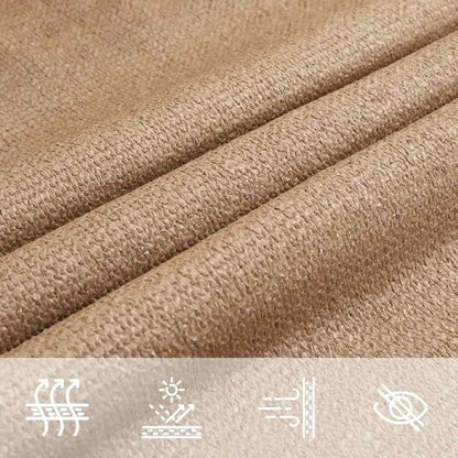 Vela Parasole 160 g/m² Tortora 5x7 m in HDPE | homemem39