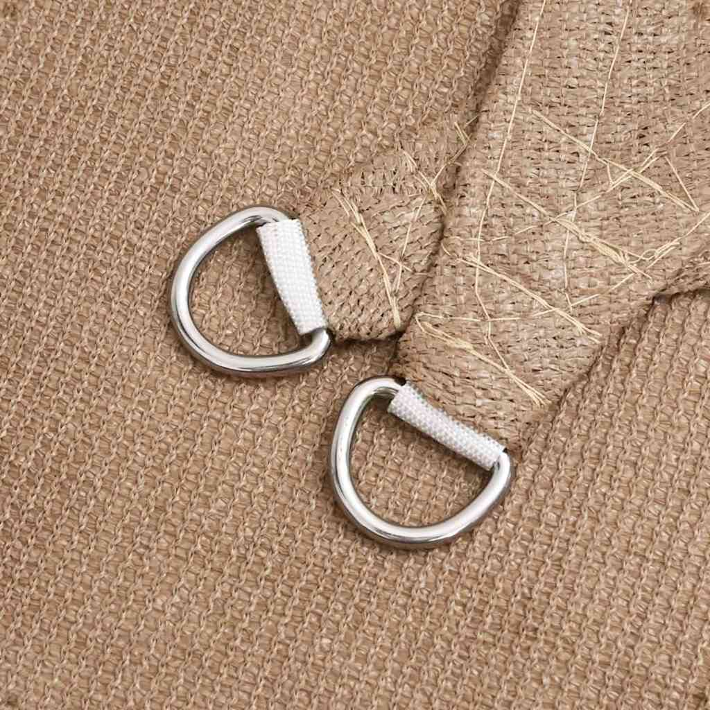 Vela Parasole 160 g/m² Tortora 6x7 m in HDPE