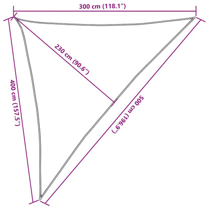 Vela Parasole 160 g/m² Grigio Talpa 3x4x5 m in HDPE | homemem39