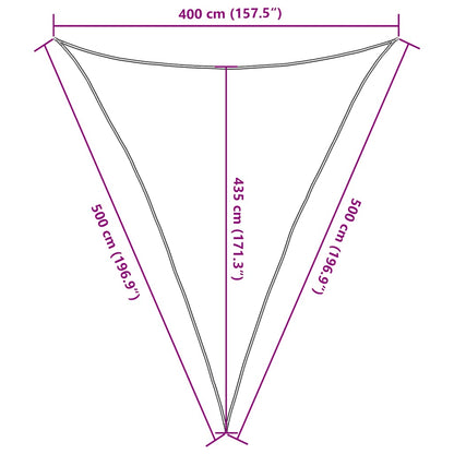 Vela Parasole 160 g/m² Grigio Talpa 4x5x5 m in HDPE | homemem39