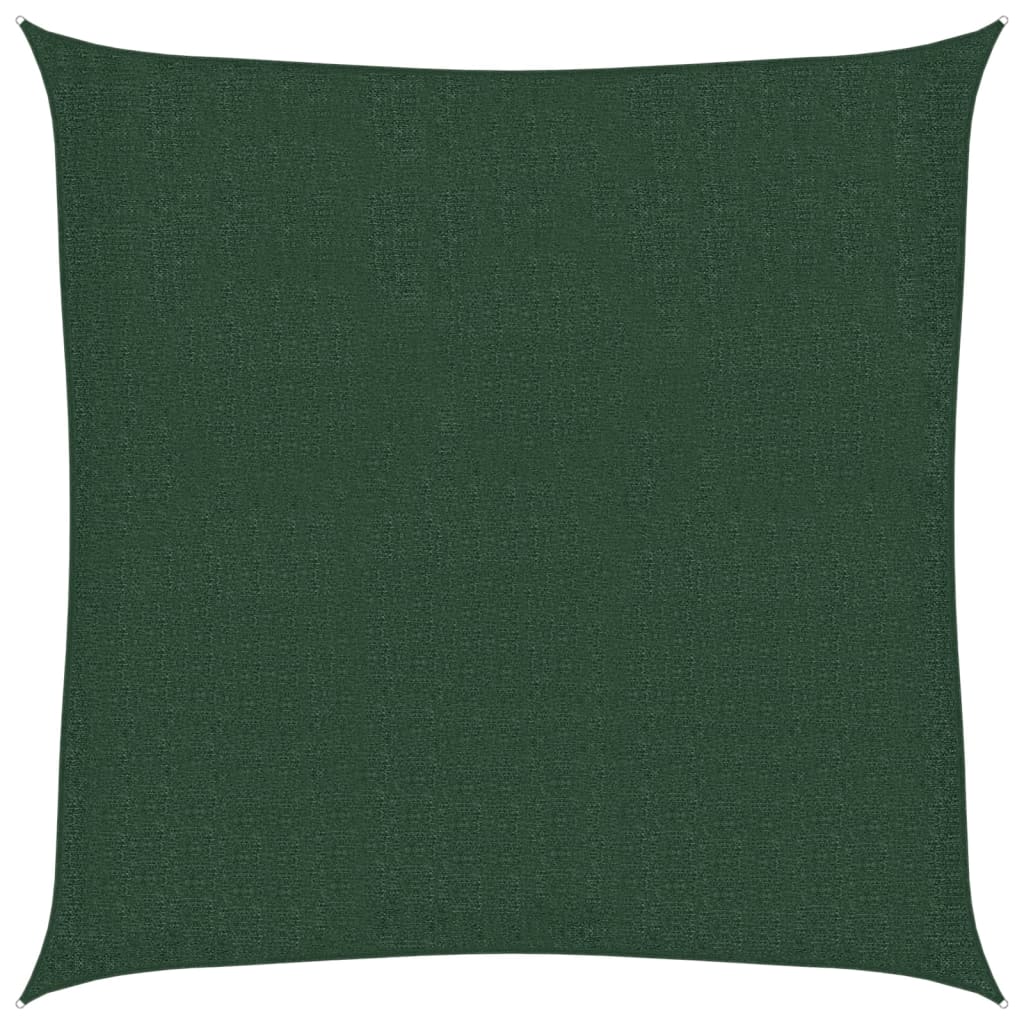 Vela Parasole 160 g/m² Verde Scuro 2x2 m in HDPE | homemem39