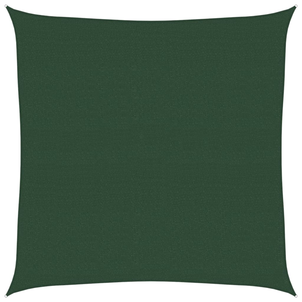Vela Parasole 160 g/m² Verde Scuro 5x5 m in HDPE | homemem39