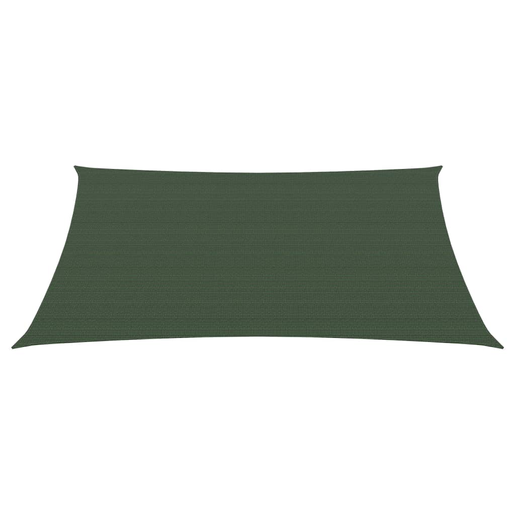 Vela Parasole 160 g/m² Verde Scuro 2x3 m in HDPE