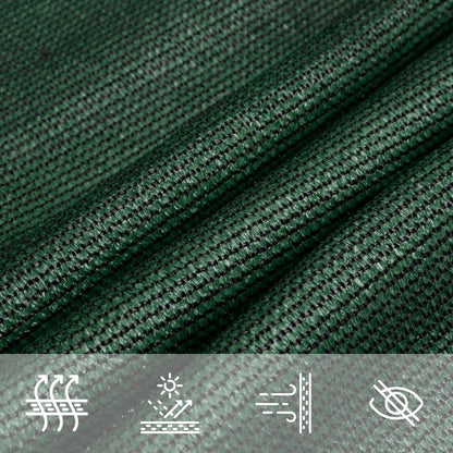 Vela Parasole 160 g/m² Verde Scuro 2x3 m in HDPE | homemem39