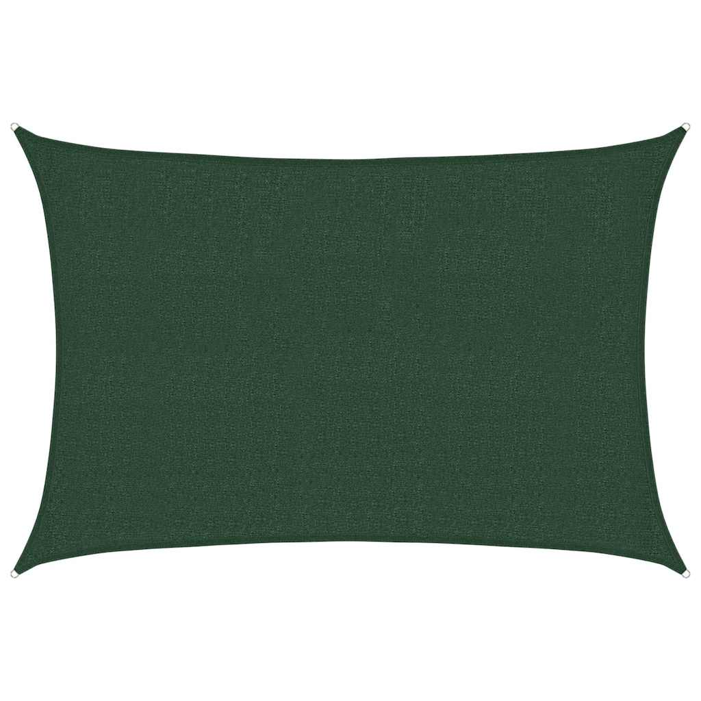Vela Parasole 160 g/m² Verde Scuro 2,5x3,5 m in HDPE