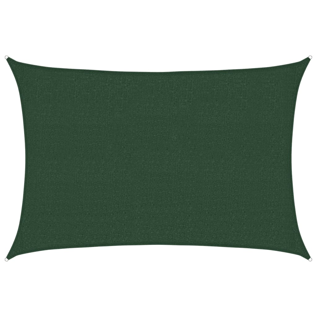 Vela Parasole 160 g/m² Verde Scuro 2,5x4 m in HDPE | homemem39