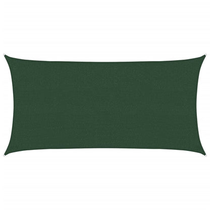 Vela Parasole 160 g/m² Verde Scuro 2,5x4,5 m in HDPE | homemem39