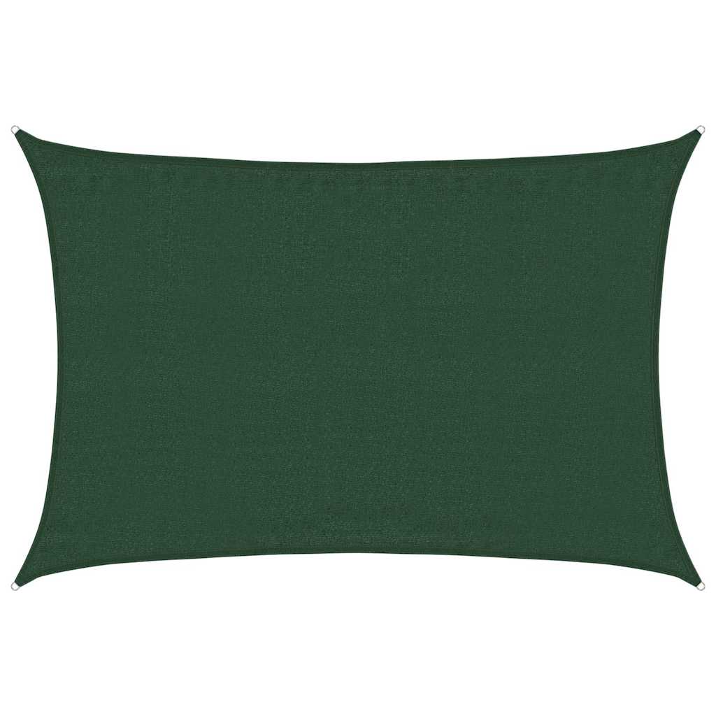 Vela Parasole 160 g/m² Verde Scuro 3,5x4,5 m in HDPE