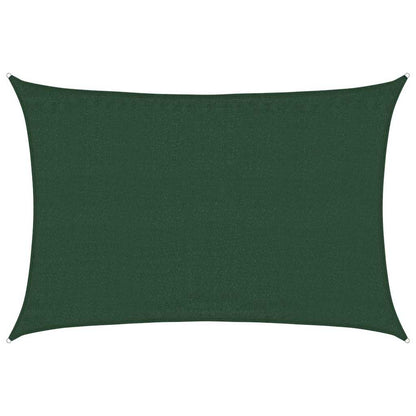 Vela Parasole 160 g/m² Verde Scuro 3,5x4,5 m in HDPE