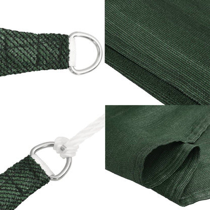 Vela Parasole 160 g/m² Verde Scuro 3,5x5 m in HDPE | homemem39