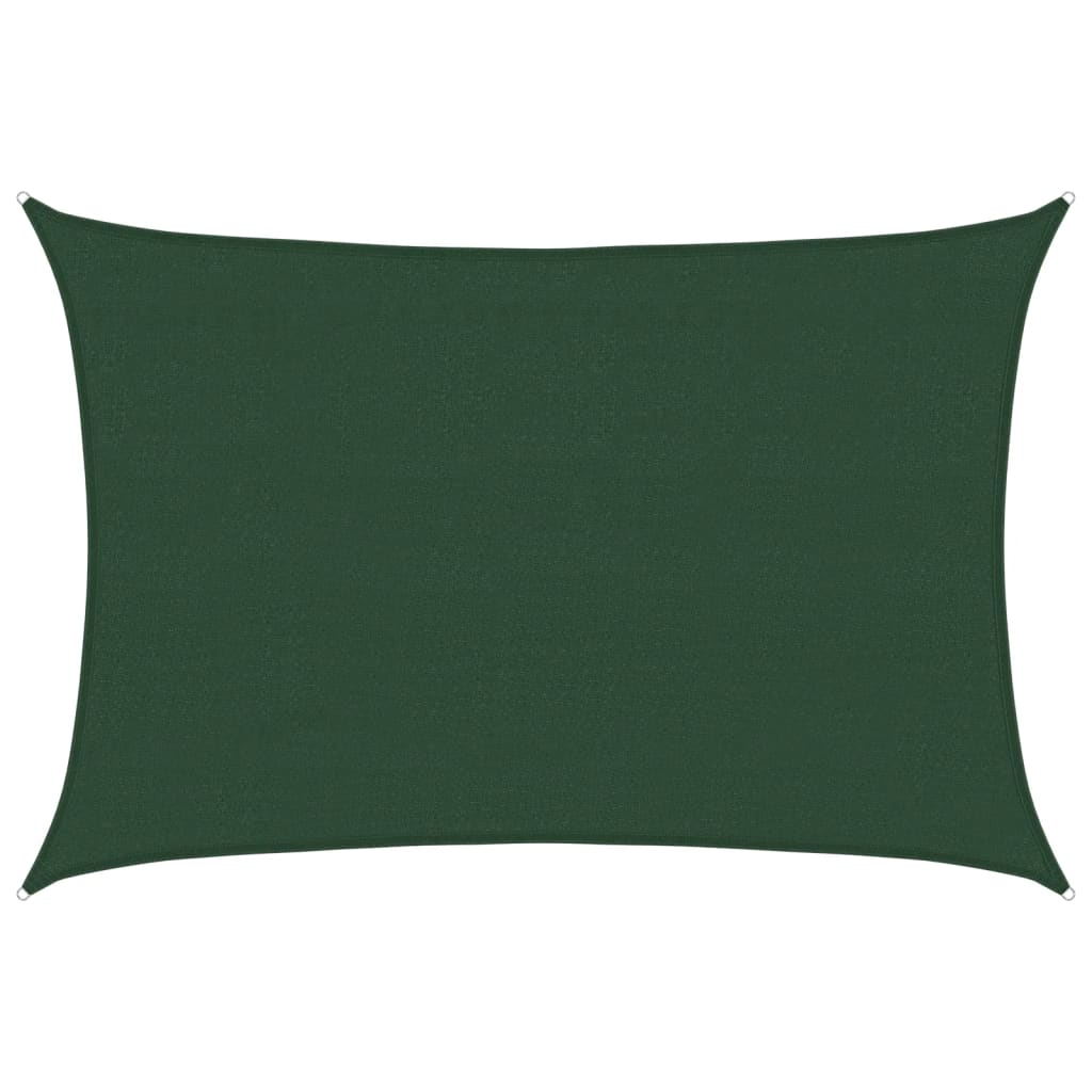 Vela Parasole 160 g/m² Verde Scuro 4x5 m in HDPE | homemem39