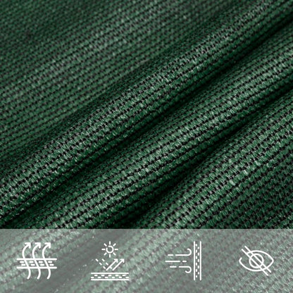 Vela Parasole 160 g/m² Verde Scuro 4x7 m in HDPE