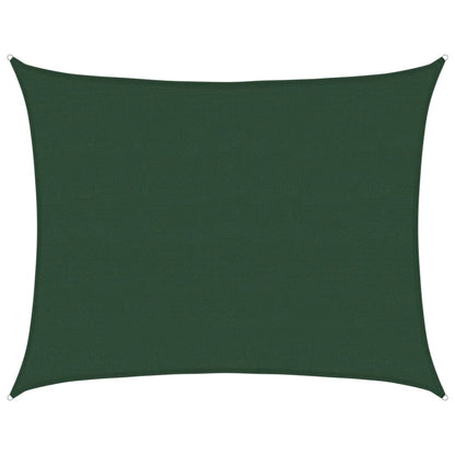 Vela Parasole 160 g/m² Verde Scuro 6x8 m in HDPE
