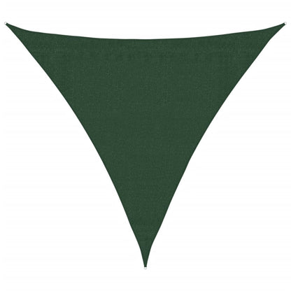 Vela Parasole 160 g/m² Verde Scuro 3,6x3,6x3,6 m in HDPE