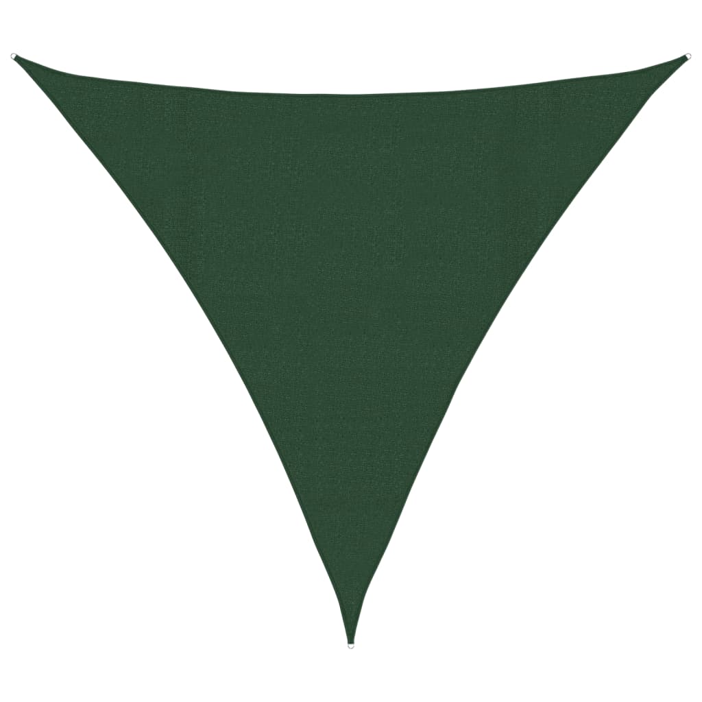 Vela Parasole 160 g/m² Verde Scuro 4,5x4,5x4,5 m in HDPE