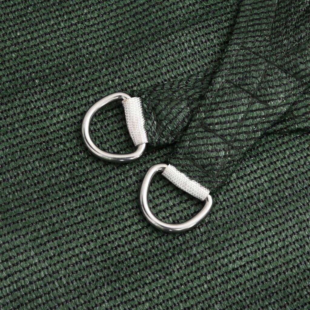 Vela Parasole 160 g/m² Verde Scuro 4,5x4,5x4,5 m in HDPE - homemem39