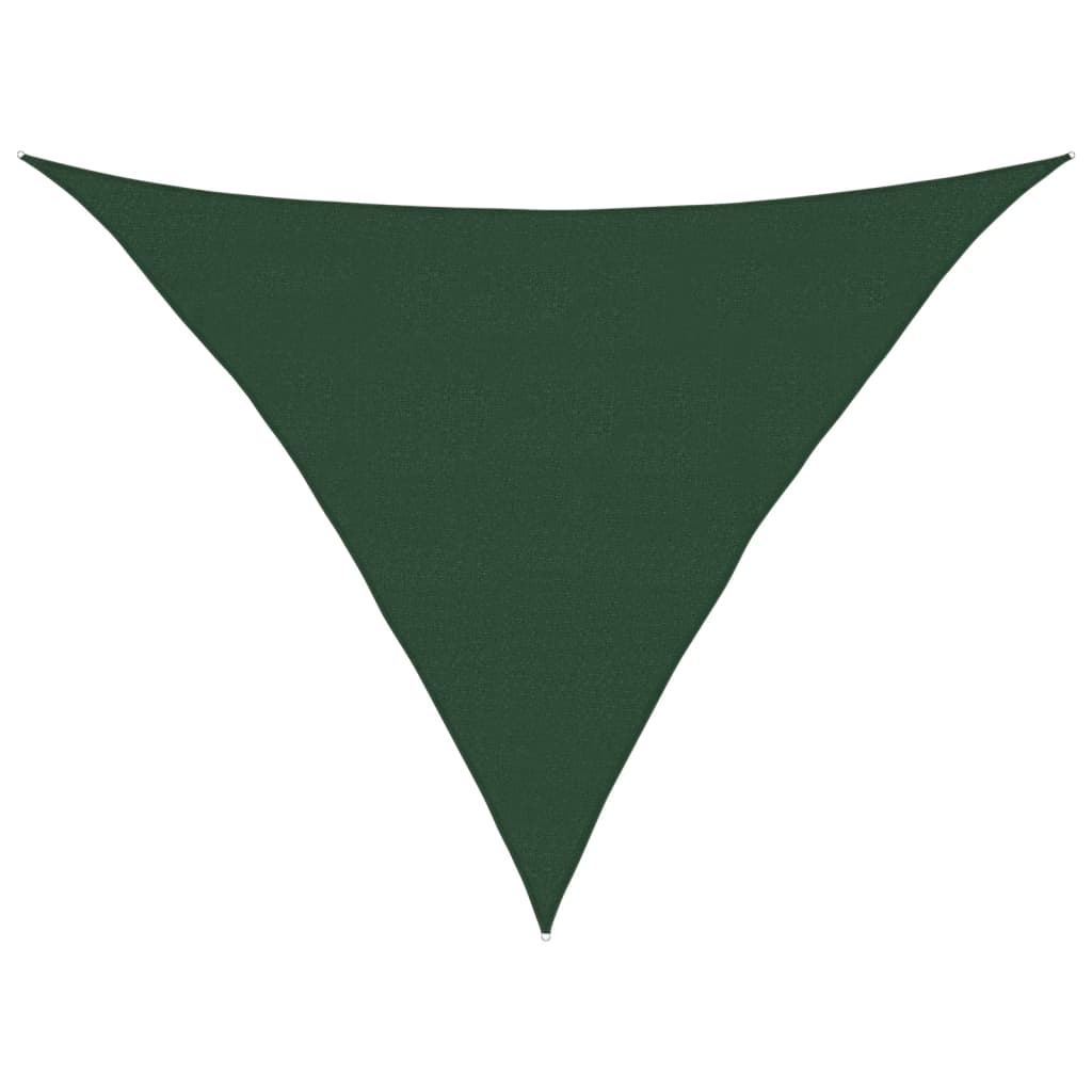 Vela Parasole 160 g/m² Verde Scuro 5x5x6 m in HDPE