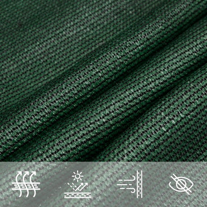 Vela Parasole 160 g/m² Verde Scuro 4/5x4 m in HDPE | homemem39