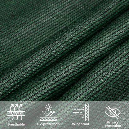 Vela Parasole 160 g/m² Verde Scuro 4/5x4 m in HDPE | homemem39