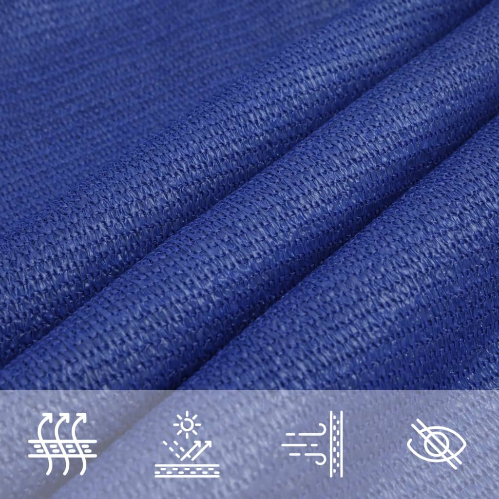 Vela Parasole 160 g/m² Blu 2,5x2,5 m in HDPE | homemem39