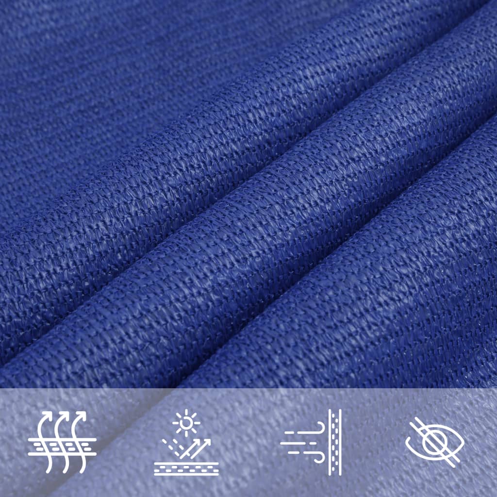 Vela Parasole 160 g/m² Quadrata Blu 7x7 m in HDPE | homemem39