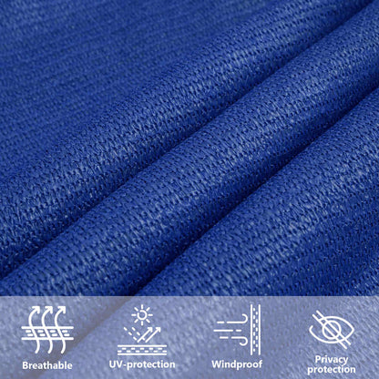 Vela Parasole 160 g/m² Quadrata Blu 7x7 m in HDPE | homemem39