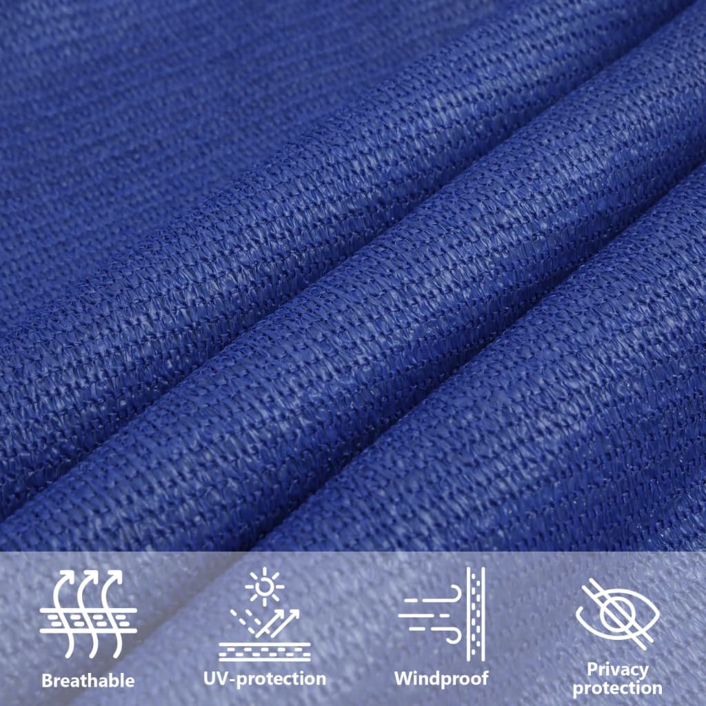 Vela Parasole 160 g/m² Blu 2,5x4,5 m in HDPE | homemem39