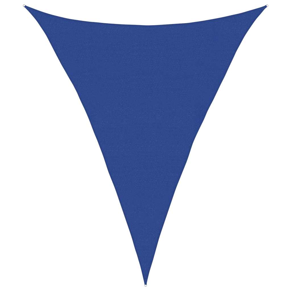 Vela Parasole 160 g/m² Triangolare Blu 4x5x5 m in HDPE | homemem39