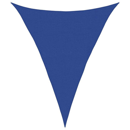 Vela Parasole 160 g/m² Triangolare Blu 4x5x5 m in HDPE | homemem39