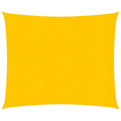 Vela Parasole 160 g/m² Quadrata Giallo 4x4 m in HDPE